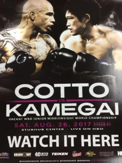 Boxing - 2017 Cotto Vs Kamegai Poster