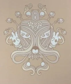 Untitled (Tan Psych) - 2008 Mike Budai Poster Art Print