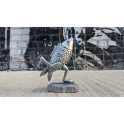 Skating Fish - 2019 Jim Pollock Phish Pewter Statue SILVER