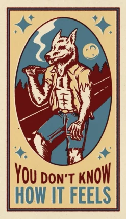Tom Petty - 2020 Blaze Brooks Poster Wildflowers (Wolf) You Don't Know How It Feels